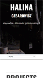 Mobile Screenshot of gebarowicz.com